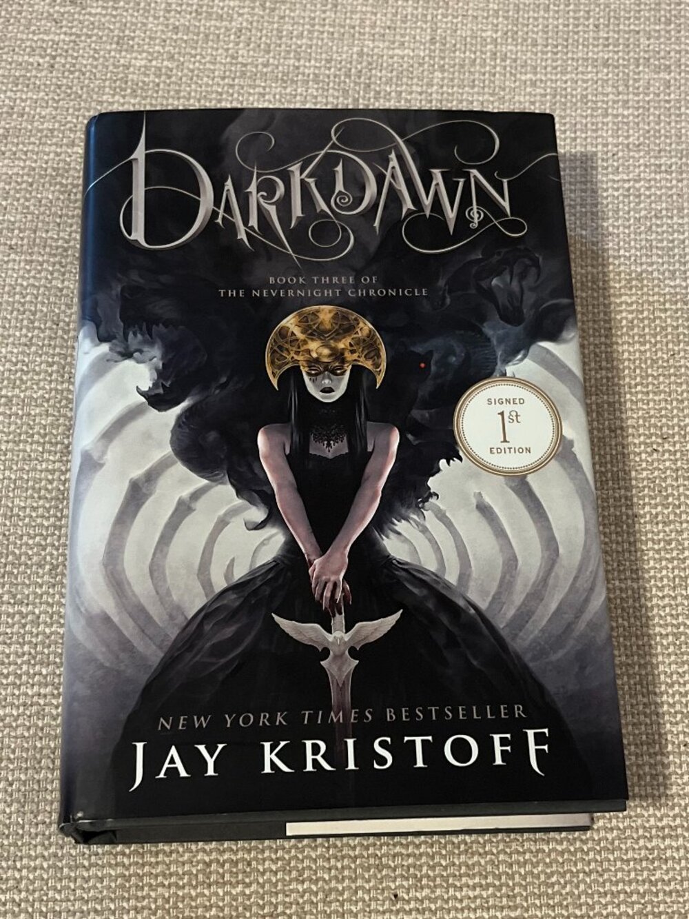 SIGNED Darkdawn by Jay Kristoff First Edition